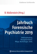 Cover: Jahrbuch Forensische Psychiatrie 2019 - MWV Medizinisch Wissenschaftliche Verlagsgesellschaft