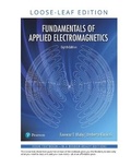 Cover: Fundamentals of Applied Electromagnetics -- Print Offer [loose-Leaf] - Pearson