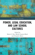 Cover: Power, Legal Education, and Law School Cultures - Routledge