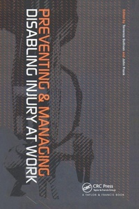 Enlarge image Cover: Preventing and Managing Disabling Injury at Work - CRC Press