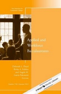 Enlarge image Cover: Applied and Workforce Baccalaureates - Jossey-Bass