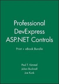 Enlarge image Cover: Professional Devexpress ASP.Net Controls Print + eBook Bundle - Wrox Press