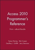 Cover: Access 2010 Programmer's Reference Print + eBook Bundle - Wrox Press
