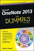 Cover: OneNote 2013 For Dummies - Wiley