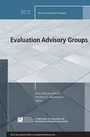 Cover: Evaluation Advisory Groups - Jossey-Bass