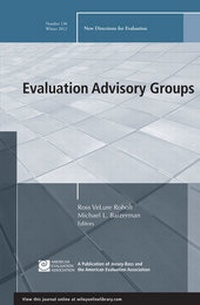Enlarge image Cover: Evaluation Advisory Groups - Jossey-Bass