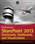 Cover: Professional SharePoint 2013 Scorecards, Dashboards, and Visualizations - Wiley