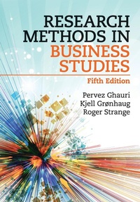 Enlarge image Cover: Research Methods in Business Studies - Cambridge University Press