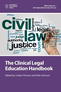 Cover: The Clinical Legal Education Handbook - University of London Press