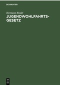 Cover: Jugendwohlfahrtsgesetz - De Gruyter