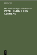 Abbildung von: Psychologie des Lernens - De Gruyter