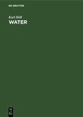 Cover: Water - De Gruyter