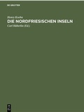 Cover: Die Nordfriesischen Inseln - De Gruyter