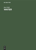 Cover: Water - De Gruyter
