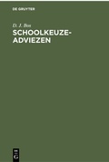 Bild: Schoolkeuze-adviezen - De Gruyter Mouton