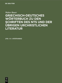 Enlarge image Cover: A - ?p?p?a??? - De Gruyter