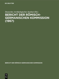 Abbildung von: 1967 - De Gruyter