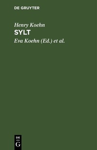 Enlarge image Cover: Sylt - De Gruyter