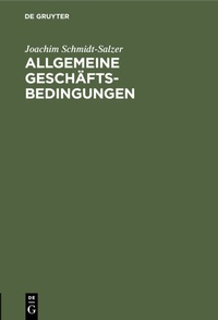 Abbildung von: Allgemeine Geschäftsbedingungen - De Gruyter