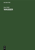 Cover: Wasser - De Gruyter