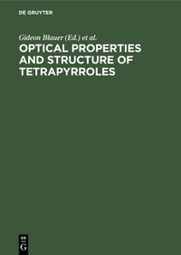 Enlarge image Cover: Optical Properties and Structure of Tetrapyrroles - De Gruyter