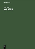 Cover: Wasser - De Gruyter