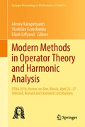 Cover: Modern Methods in Operator Theory and Harmonic Analysis - Springer