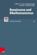 Cover: Renaissance und Bibelhumanismus - Vandenhoeck & Ruprecht