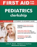 Cover: First Aid for the Pediatrics Clerkship, Third Edition - McGraw-Hill Education / Medical