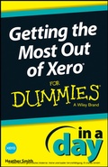 Cover: Getting the Most Out of Xero In A Day For Dummies - Wiley