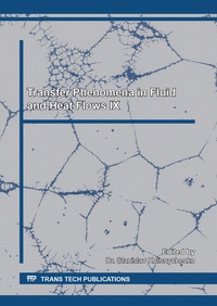 Abbildung von: Transfer Phenomena in Fluid and Heat Flows IX - Trans Tech Publications Ltd