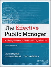 Enlarge image Cover: The Effective Public Manager - Jossey-Bass