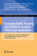 Cover: Computer Vision, Imaging and Computer Graphics Theory and Applications - Springer