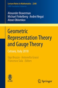 Abbildung von: Geometric Representation Theory and Gauge Theory - Springer