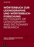 Cover: &Auml;quivalentregister und Bibliographie - De Gruyter