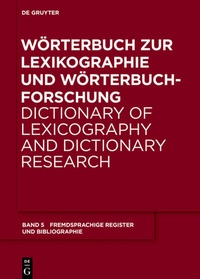 Abbildung von: Äquivalentregister und Bibliographie - De Gruyter