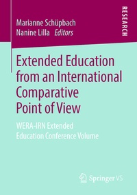 Enlarge image Cover: Extended Education from an International Comparative Point of View - Springer VS