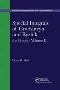 Cover: Special Integrals of Gradshteyn and Ryzhik - Chapman & Hall/CRC