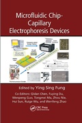 Cover: Microfluidic Chip-Capillary Electrophoresis Devices - CRC Press