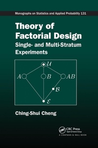 Enlarge image Cover: Theory of Factorial Design - Chapman & Hall/CRC