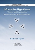 Cover: Informative Hypotheses - Chapman & Hall/CRC