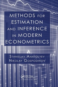 Enlarge image Cover: Methods for Estimation and Inference in Modern Econometrics - Chapman & Hall/CRC