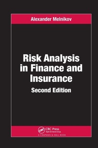 Enlarge image Cover: Risk Analysis in Finance and Insurance - Chapman & Hall/CRC