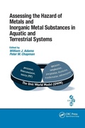 Cover: Assessing the Hazard of Metals and Inorganic Metal Substances in Aquatic and Terrestrial Systems - CRC Press