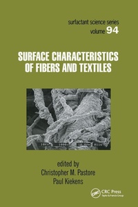 Abbildung von: Surface Characteristics of Fibers and Textiles - CRC Press