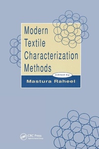 Enlarge image Cover: Modern Textile Characterization Methods - CRC Press