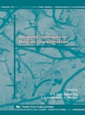 Cover: Advanced Techniques for Materials Characterization - Trans Tech Publications Ltd