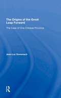 Cover: The Origins Of The Great Leap Forward - Routledge