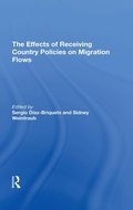 Cover: The Effects Of Receiving Country Policies On Migration Flows - Routledge