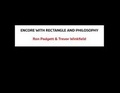 Cover: Encore with Rectangle and Philosophy - Cuneiform Press